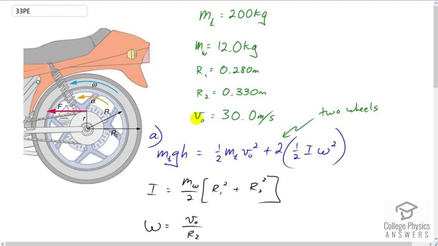 OpenStax College Physics, Chapter 10, Problem 33 (PE) video thumbnail