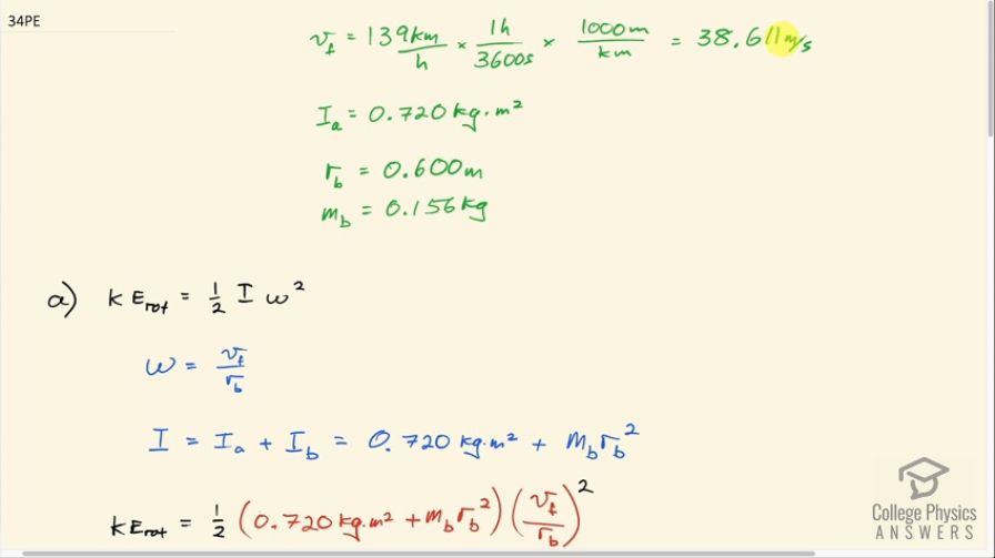 OpenStax College Physics, Chapter 10, Problem 34 (PE) video thumbnail