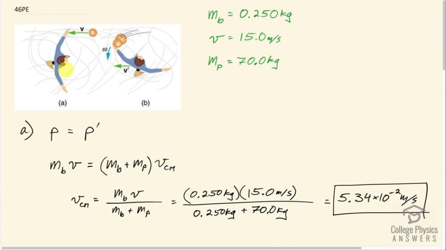 OpenStax College Physics, Chapter 10, Problem 46 (PE) video thumbnail