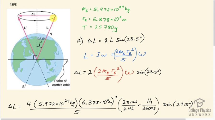 OpenStax College Physics, Chapter 10, Problem 48 (PE) video thumbnail