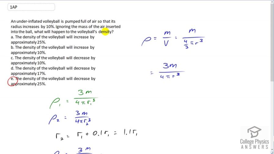 OpenStax College Physics, Chapter 11, Problem 1 (AP) video thumbnail