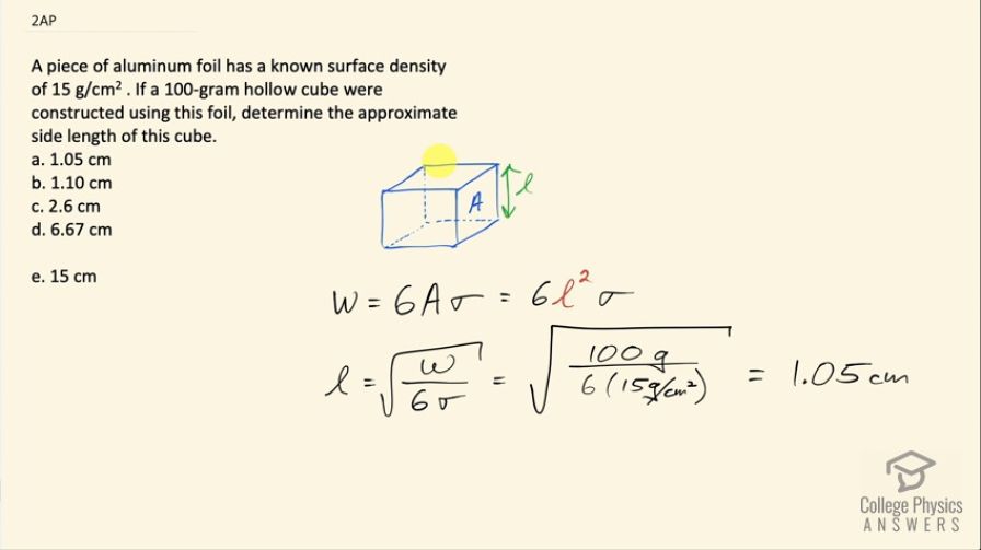 OpenStax College Physics, Chapter 11, Problem 2 (AP) video thumbnail