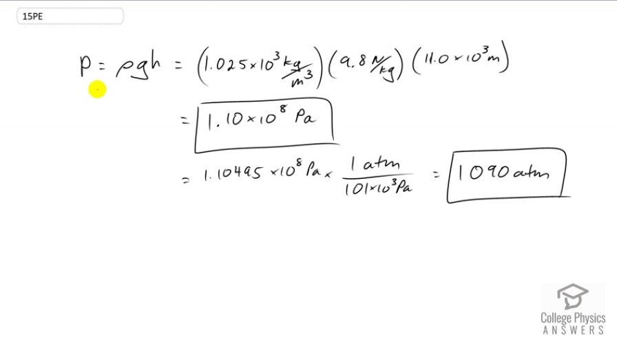 OpenStax College Physics, Chapter 11, Problem 15 (PE) video thumbnail