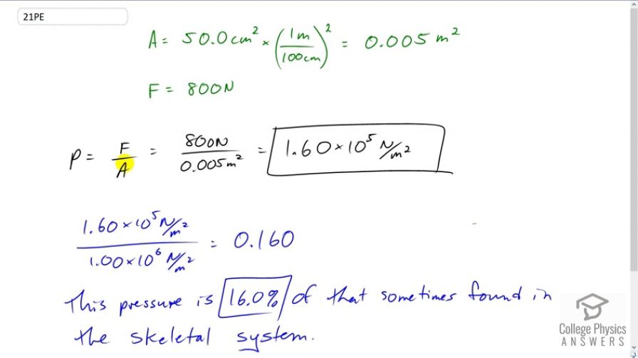 OpenStax College Physics, Chapter 11, Problem 21 (PE) video thumbnail