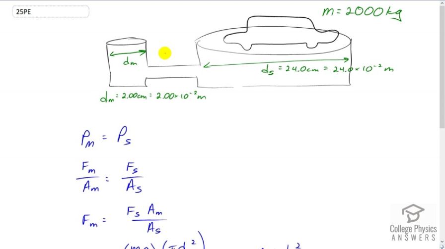 OpenStax College Physics, Chapter 11, Problem 25 (PE) video thumbnail