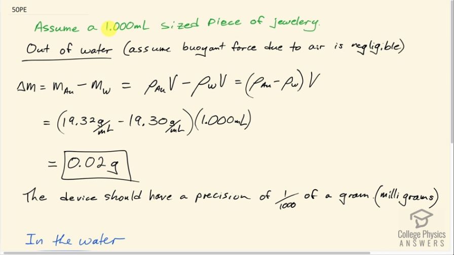 OpenStax College Physics, Chapter 11, Problem 50 (PE) video thumbnail