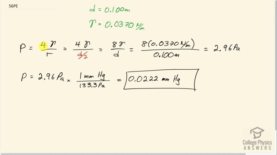 OpenStax College Physics, Chapter 11, Problem 56 (PE) video thumbnail