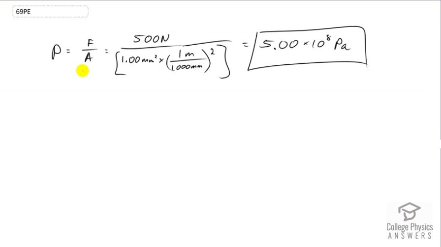 OpenStax College Physics, Chapter 11, Problem 69 (PE) video thumbnail