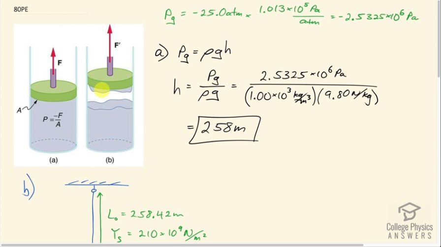 OpenStax College Physics, Chapter 11, Problem 80 (PE) video thumbnail