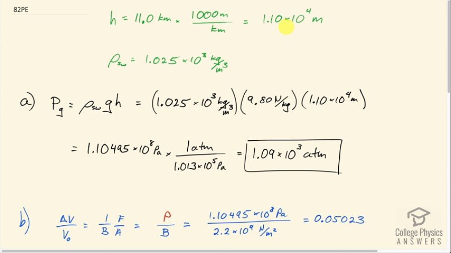 OpenStax College Physics, Chapter 11, Problem 82 (PE) video thumbnail