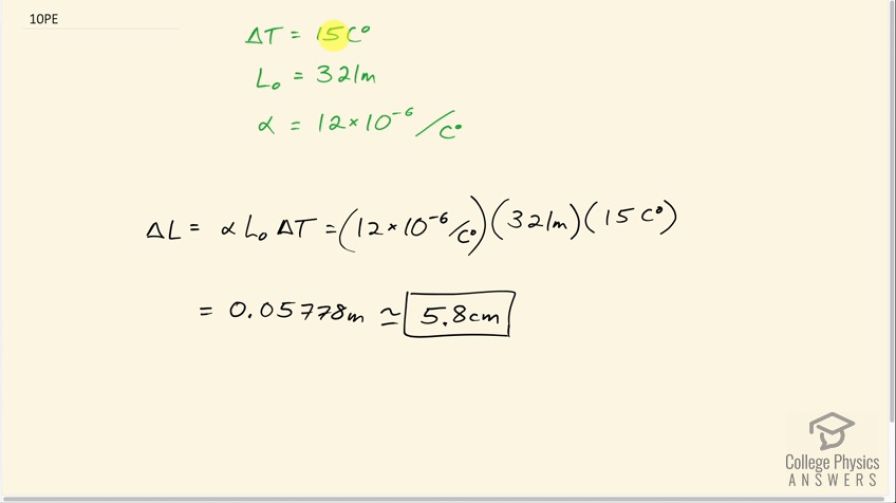 OpenStax College Physics, Chapter 13, Problem 10 (PE) video thumbnail