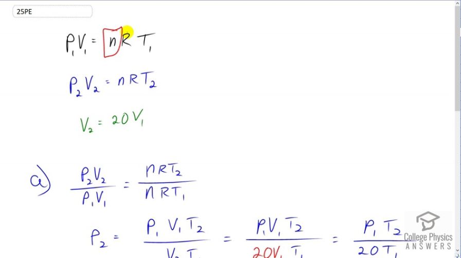 OpenStax College Physics, Chapter 13, Problem 25 (PE) video thumbnail