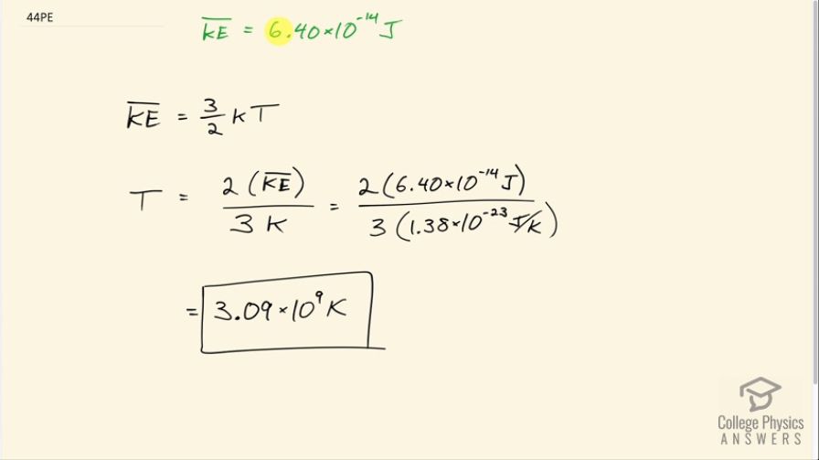 OpenStax College Physics, Chapter 13, Problem 44 (PE) video thumbnail