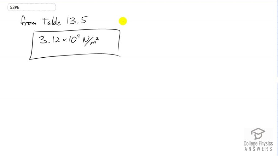 OpenStax College Physics, Chapter 13, Problem 53 (PE) video thumbnail