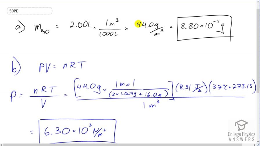 OpenStax College Physics, Chapter 13, Problem 59 (PE) video thumbnail