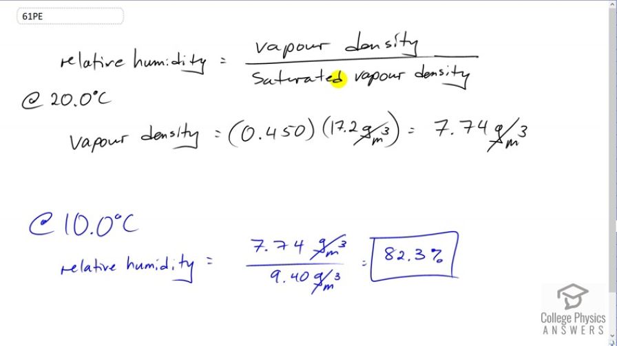 OpenStax College Physics, Chapter 13, Problem 61 (PE) video thumbnail