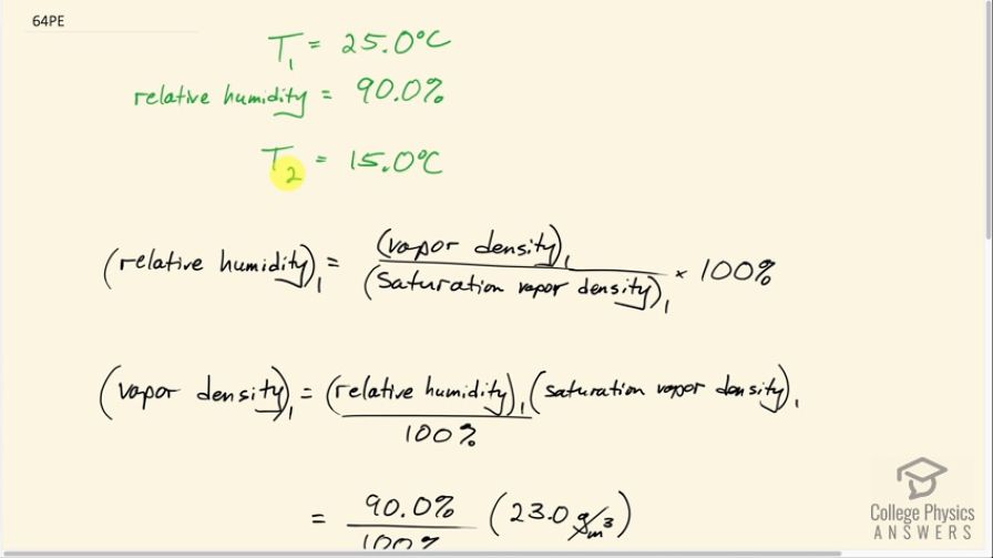 OpenStax College Physics, Chapter 13, Problem 64 (PE) video thumbnail