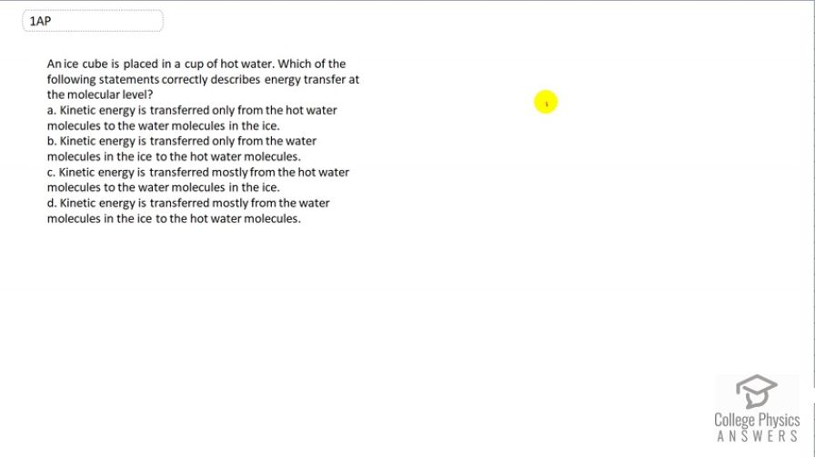 OpenStax College Physics, Chapter 14, Problem 1 (AP) video thumbnail