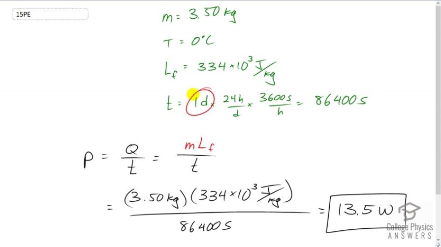 OpenStax College Physics, Chapter 14, Problem 15 (PE) video thumbnail