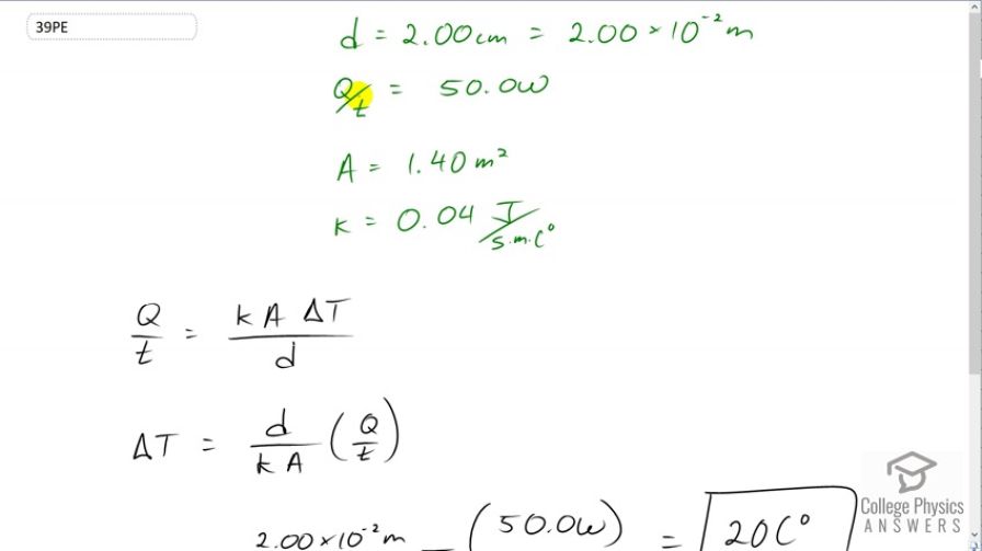 OpenStax College Physics, Chapter 14, Problem 39 (PE) video thumbnail