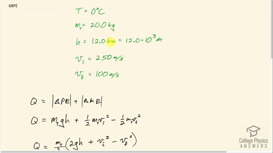 OpenStax College Physics, Chapter 14, Problem 68 (PE) video thumbnail