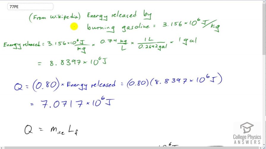 OpenStax College Physics, Chapter 14, Problem 77 (PE) video thumbnail