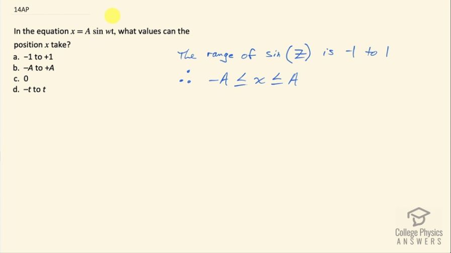 OpenStax College Physics, Chapter 16, Problem 14 (AP) video thumbnail