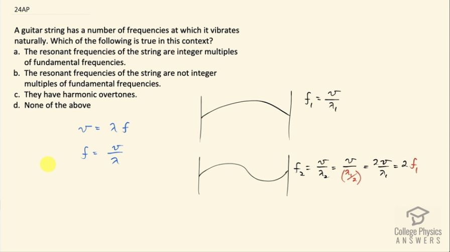 OpenStax College Physics, Chapter 16, Problem 24 (AP) video thumbnail