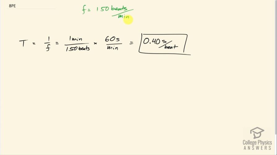 OpenStax College Physics, Chapter 16, Problem 8 (PE) video thumbnail