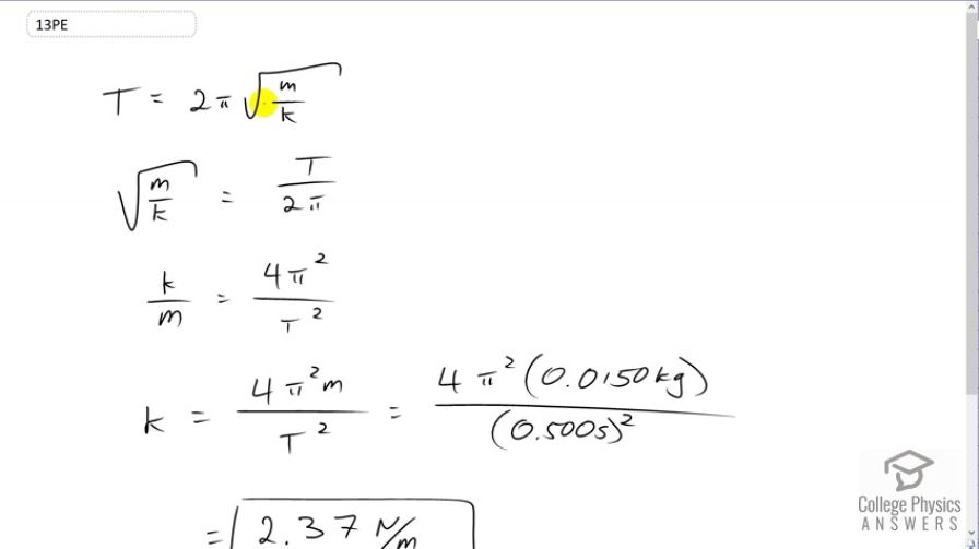 OpenStax College Physics, Chapter 16, Problem 13 (PE) video thumbnail