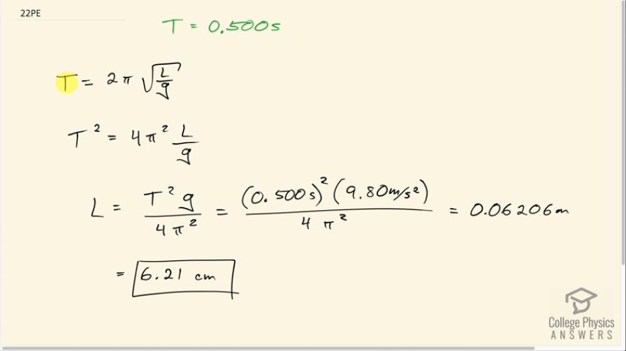 OpenStax College Physics, Chapter 16, Problem 22 (PE) video thumbnail