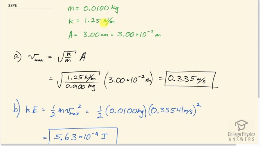 OpenStax College Physics, Chapter 16, Problem 38 (PE) video thumbnail