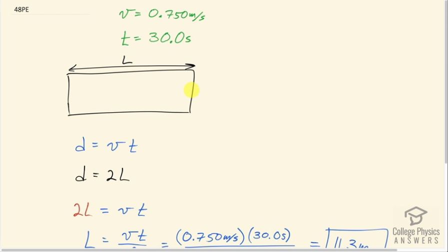 OpenStax College Physics, Chapter 16, Problem 48 (PE) video thumbnail