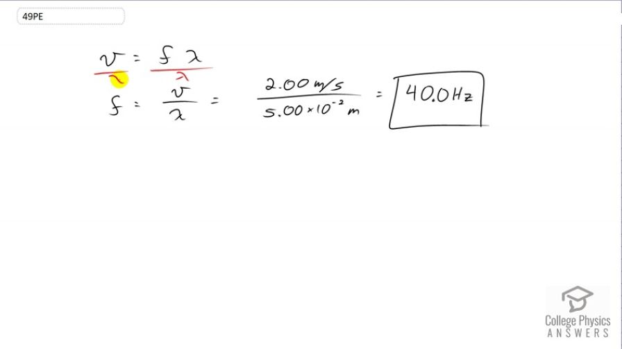 OpenStax College Physics, Chapter 16, Problem 49 (PE) video thumbnail