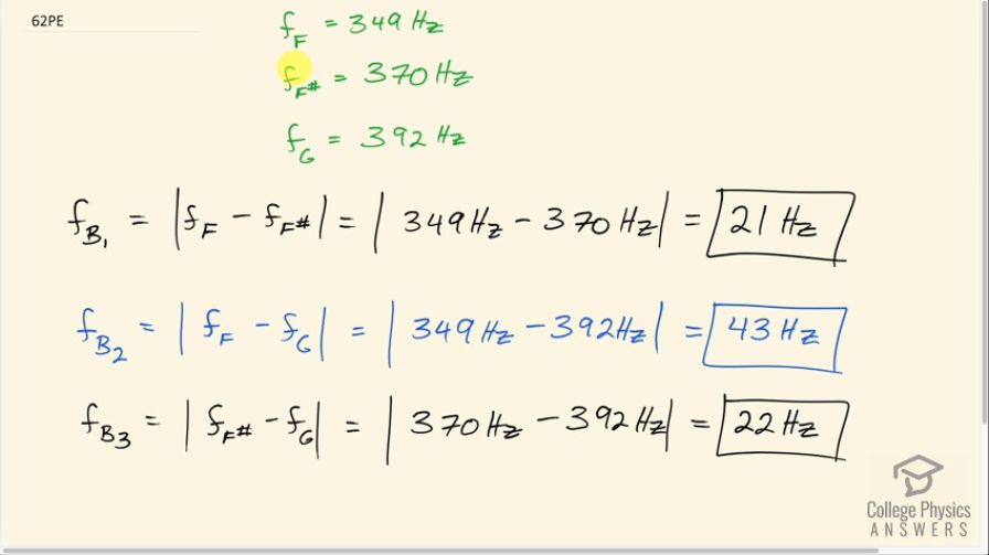 OpenStax College Physics, Chapter 16, Problem 62 (PE) video thumbnail