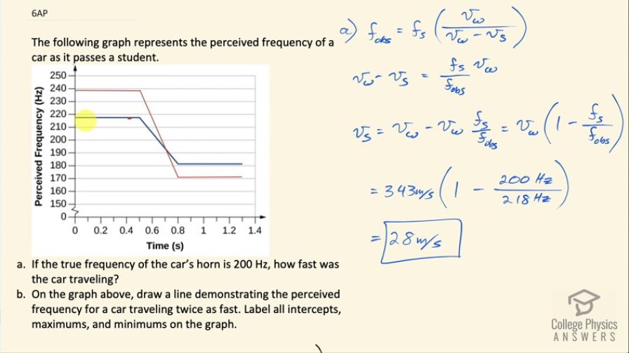 OpenStax College Physics, Chapter 17, Problem 6 (AP) video thumbnail