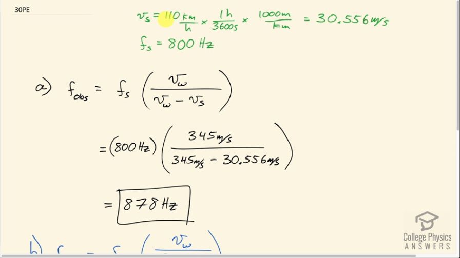 OpenStax College Physics, Chapter 17, Problem 30 (PE) video thumbnail