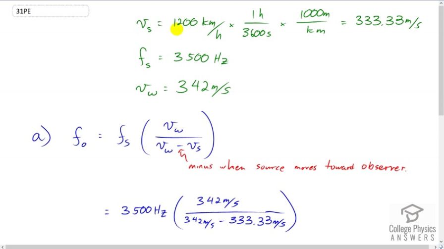 OpenStax College Physics, Chapter 17, Problem 31 (PE) video thumbnail