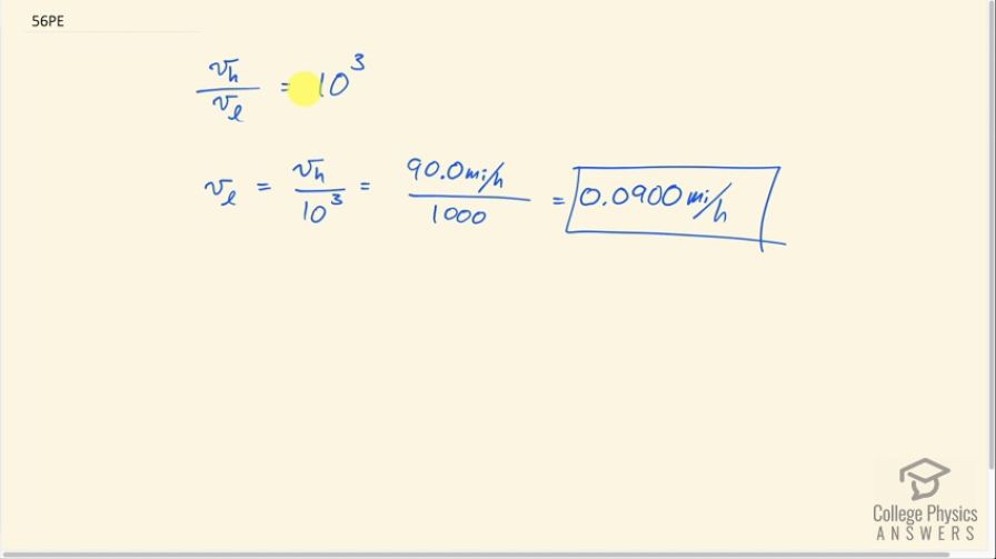 OpenStax College Physics, Chapter 17, Problem 56 (PE) video thumbnail