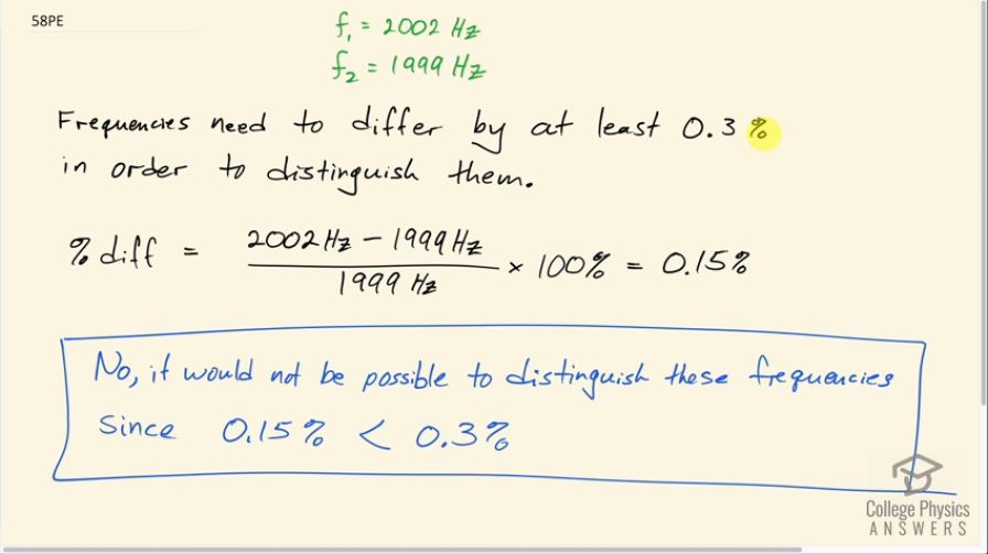 OpenStax College Physics, Chapter 17, Problem 58 (PE) video thumbnail