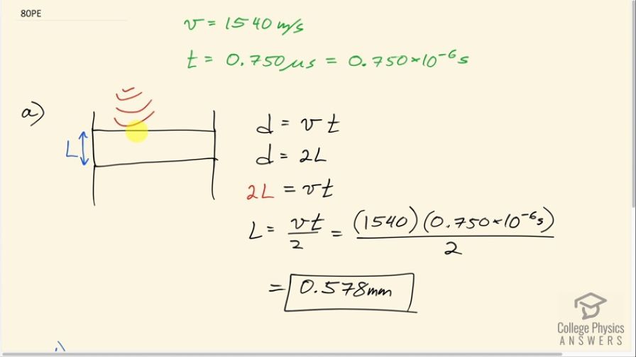 OpenStax College Physics, Chapter 17, Problem 80 (PE) video thumbnail