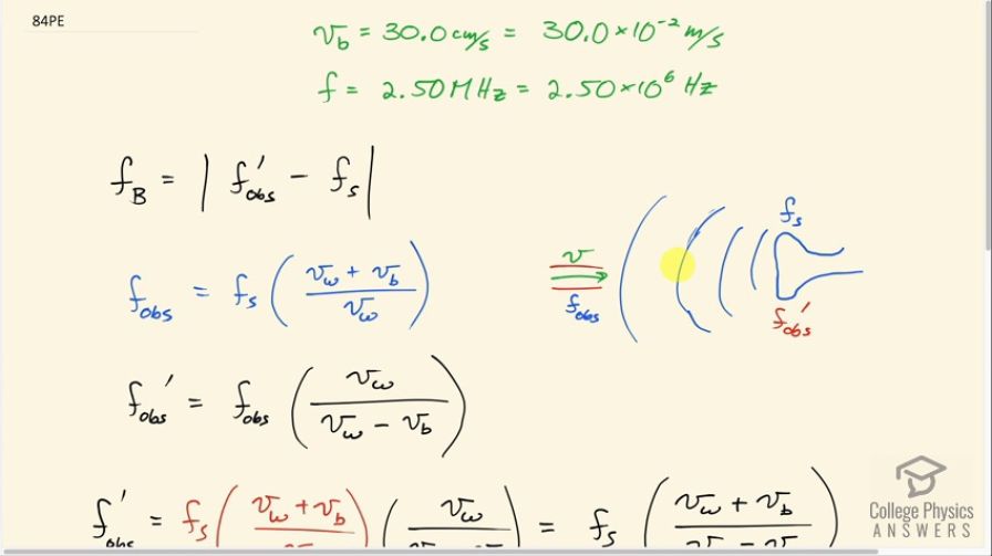 OpenStax College Physics, Chapter 17, Problem 84 (PE) video thumbnail