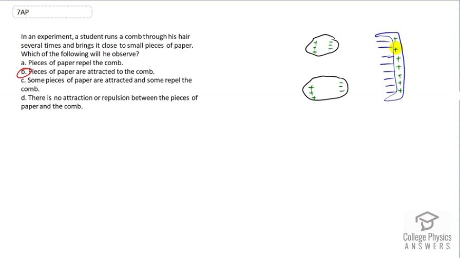 OpenStax College Physics, Chapter 18, Problem 7 (AP) video thumbnail