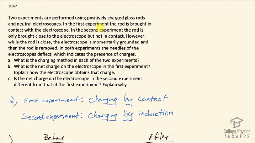 OpenStax College Physics, Chapter 18, Problem 20 (AP) video thumbnail