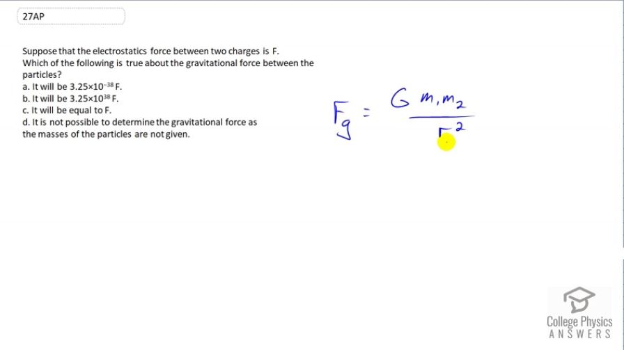 OpenStax College Physics, Chapter 18, Problem 27 (AP) video thumbnail