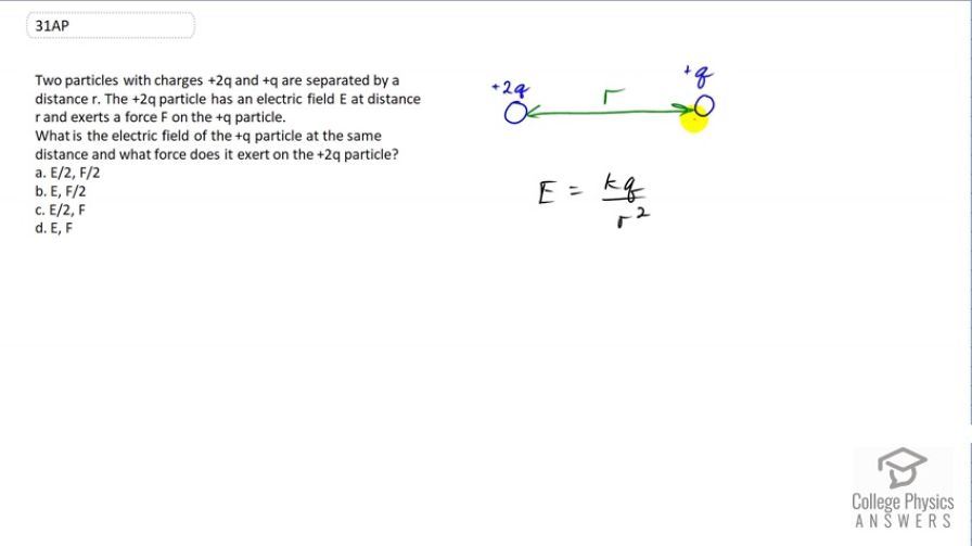 OpenStax College Physics, Chapter 18, Problem 31 (AP) video thumbnail