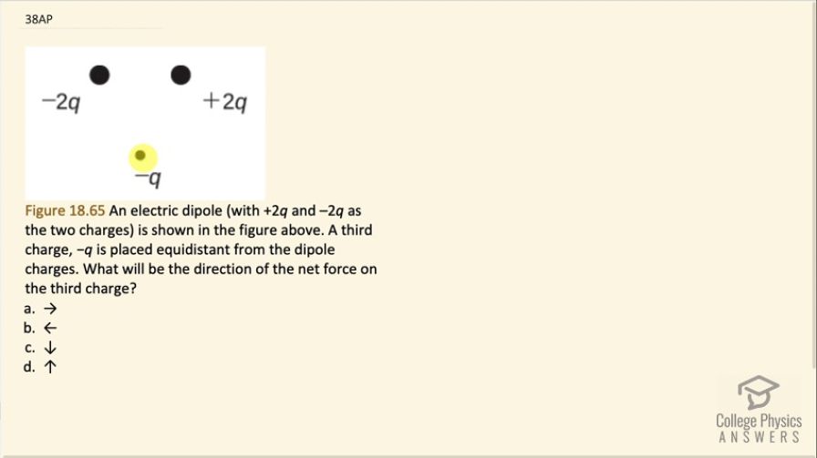 OpenStax College Physics, Chapter 18, Problem 38 (AP) video thumbnail