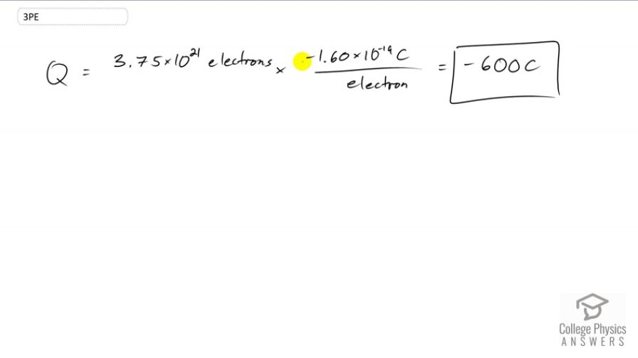 OpenStax College Physics, Chapter 18, Problem 3 (PE) video thumbnail