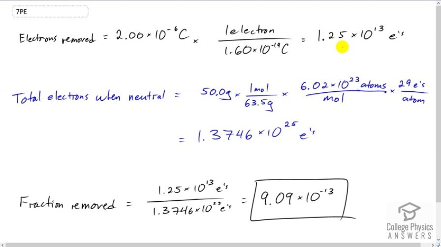 OpenStax College Physics, Chapter 18, Problem 7 (PE) video thumbnail