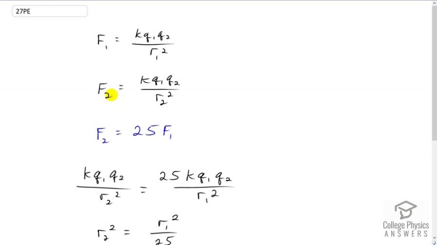 OpenStax College Physics, Chapter 18, Problem 27 (PE) video thumbnail